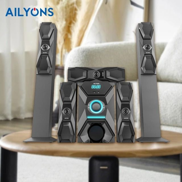 Ailyons 2.1CH Big Sound Bar Mini Home Theater System Multimedia Sound Speaker System Subwoofer SB801K Woofer