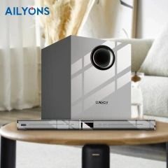 Ailyons 2.1CH Sound Bar Mini Home Theater System Multimedia Sound Speaker System Subwoofer SB401K Woofer
