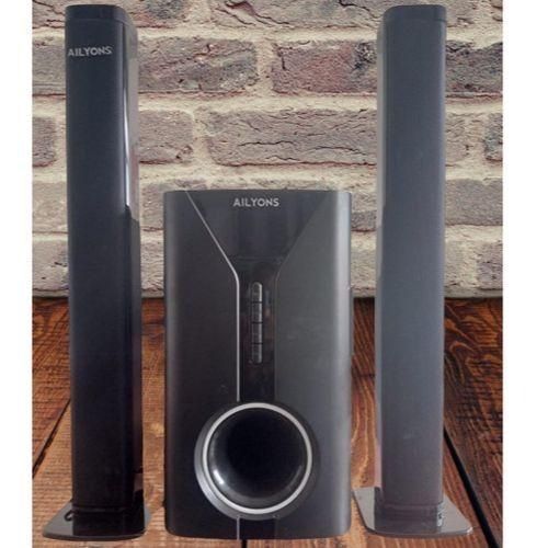Ailyons 2.1 Channel Tallboy Multimedia Subwoofer Speaker Sound System Mini Home Theater SB502 BT/USB/SD/FM Woofer Sound Bar