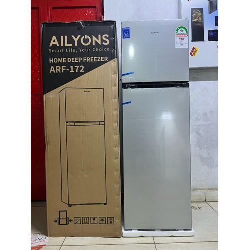 Ailyons ARF-172 168L Double Door Refrigerators  Energy Efficient Direct Cool Refrigerator Keeps Food, Fruits and Drinks Fresh and Cold Fridge