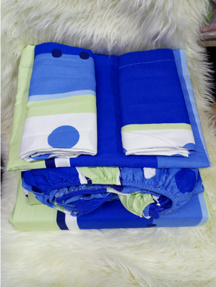 Pattern 5 pc mattress cover (1 pc fitted bedsheet (mattress cover)✨2 pcs flat bedsheets✨2 pillow cases
