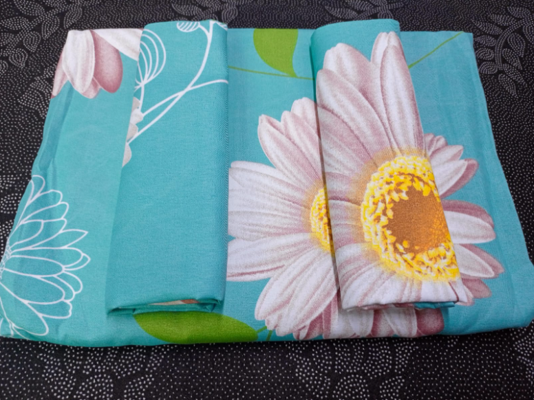 4 pc Bedsheets (✨2 pcs bedsheets ✨2 pcs pillow cases )