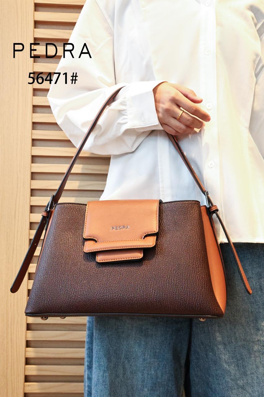 [🔥HOT DEALS 🔥 🥑🌽ONLY AT KILIMALL !!! ]PEDRA Elegant Women’s Handbag – Structured PU Leather Top Handle Bag – 36131#