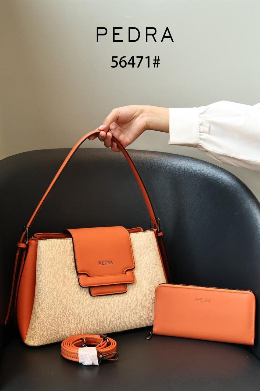 [🔥HOT DEALS 🔥 🥑🌽ONLY AT KILIMALL !!! ]PEDRA Elegant Women’s Handbag – Structured PU Leather Top Handle Bag – 36131#