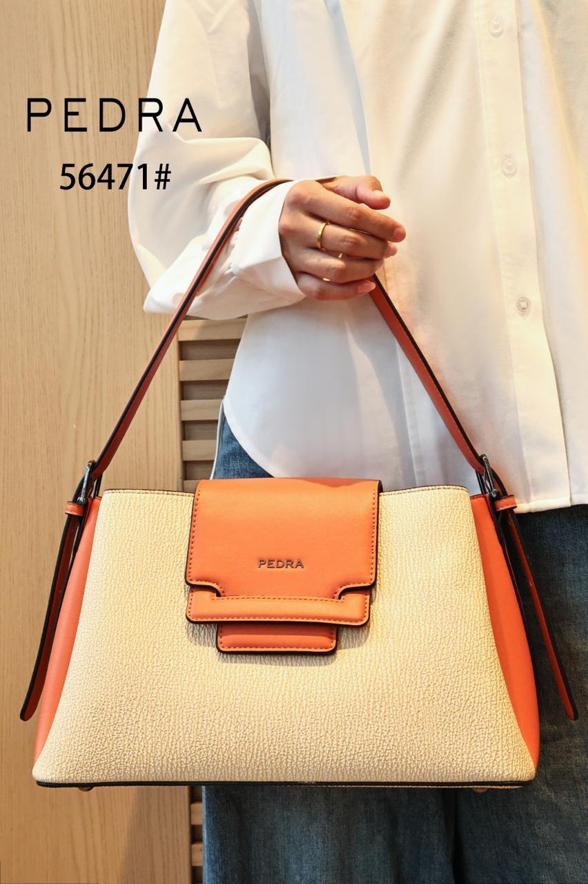 [🔥HOT DEALS 🔥 🥑🌽ONLY AT KILIMALL !!! ]PEDRA Elegant Women’s Handbag – Structured PU Leather Top Handle Bag – 36131#