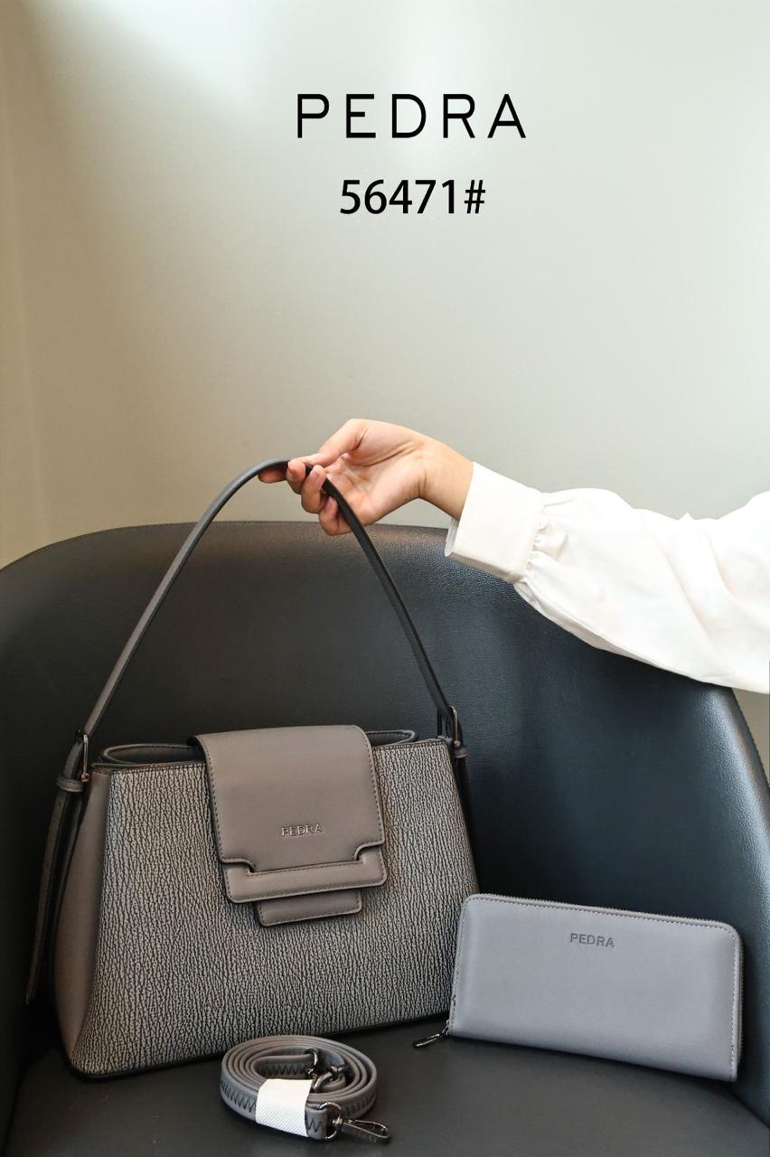 [🔥HOT DEALS 🔥 🥑🌽ONLY AT KILIMALL !!! ]PEDRA Elegant Women’s Handbag – Structured PU Leather Top Handle Bag – 36131#