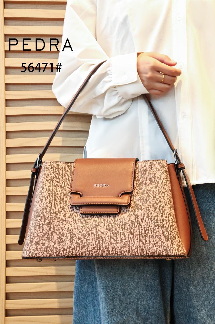 [🔥HOT DEALS 🔥 🥑🌽ONLY AT KILIMALL !!! ]PEDRA Elegant Women’s Handbag – Structured PU Leather Top Handle Bag – 36131#
