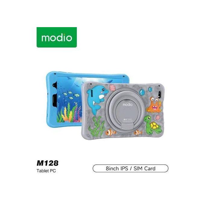 Modio M128 Kids Tablet 5G - 8" INCHES DISPLAY - 256GB ROM - 6GB RAM - SIM + WiFi - Dual Camera - 4000mAh BATTERY, & GIFTS