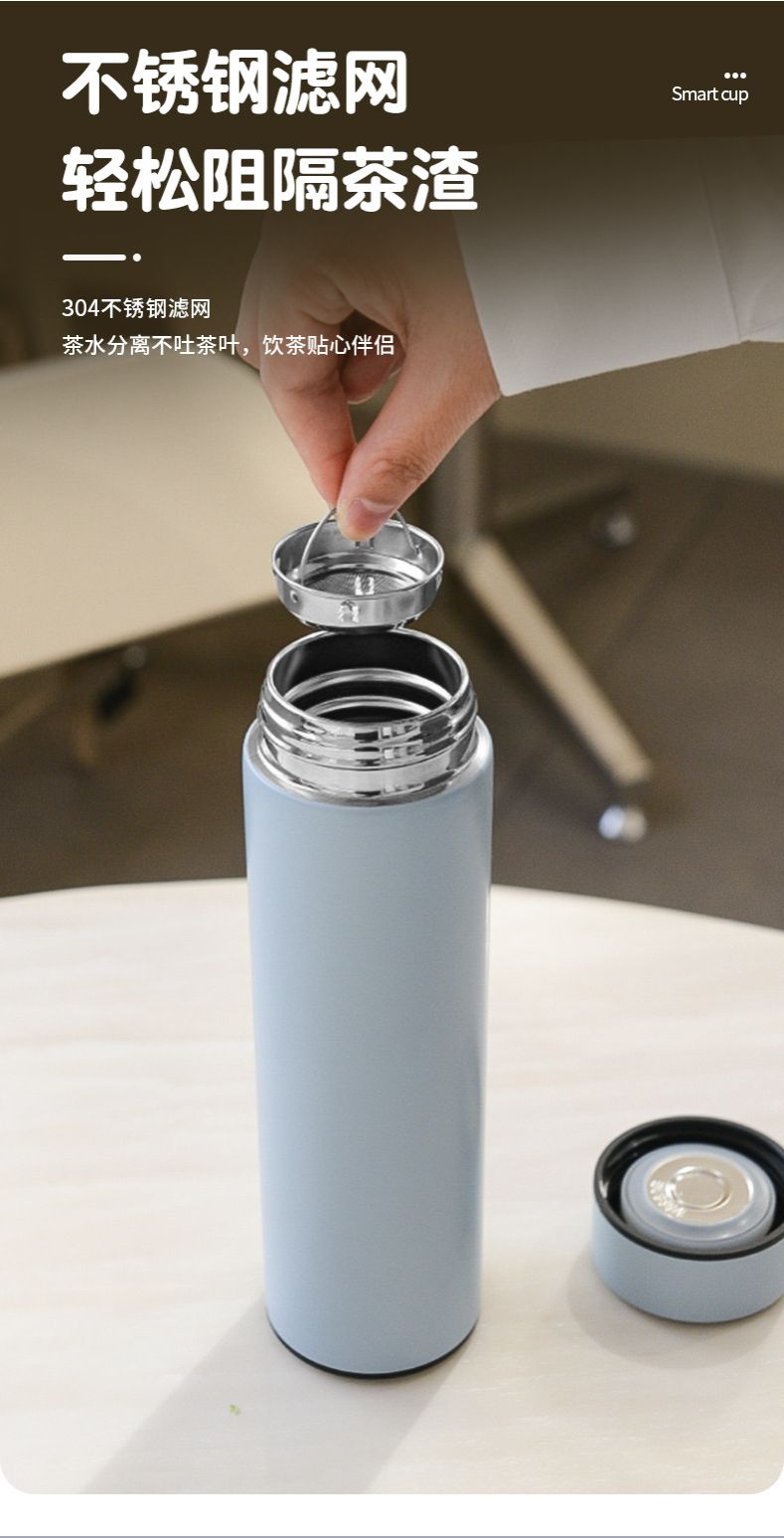 Office Home Gift Stainless Steel Insulation Cup Tea Water Separation 316 Food Grade High Appearance Female Cup Water Cup Customization