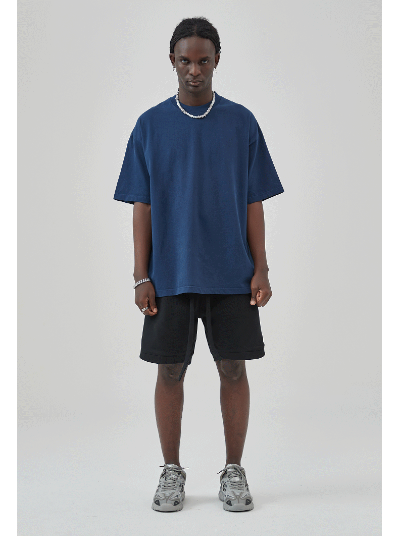 ARTIE Men's Clothing | 2025 New 275G Heavyweight Washed and Distressed Men's T - shirt, Pure Cotton Loose Streetwear Men's T - shirt