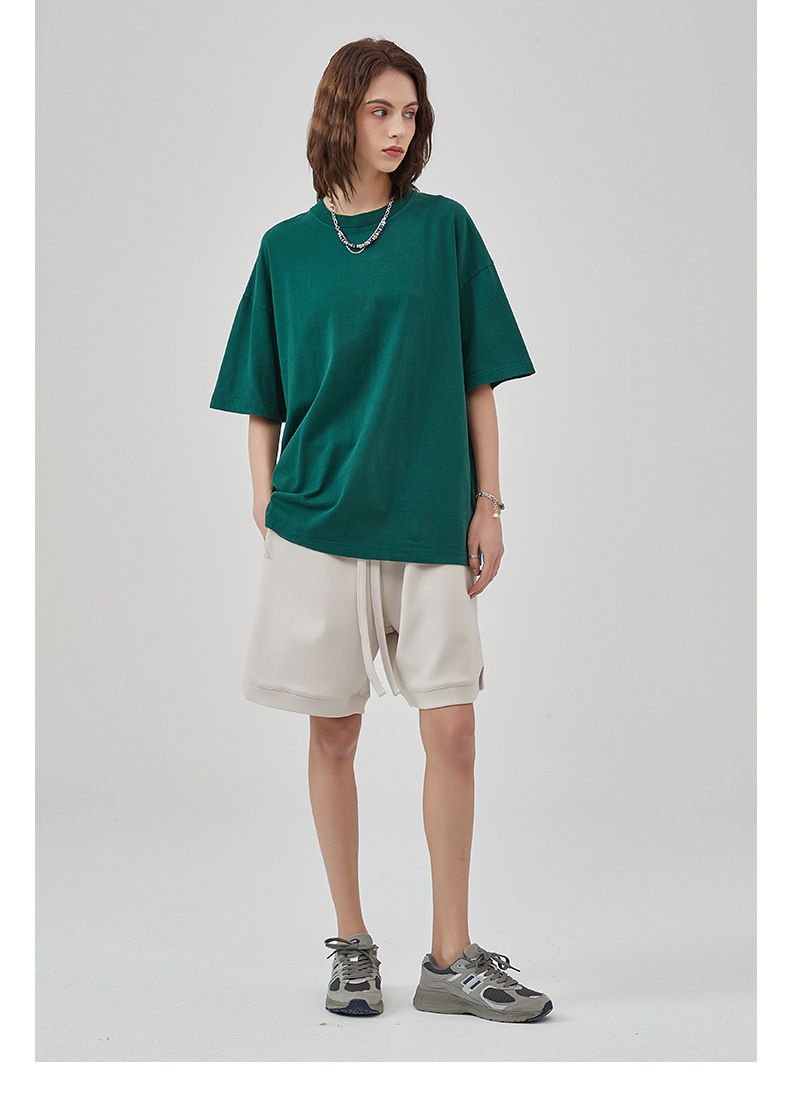 ARTIE Men's Clothing | 2025 New 275G Heavyweight Washed and Distressed Men's T - shirt, Pure Cotton Loose Streetwear Men's T - shirt