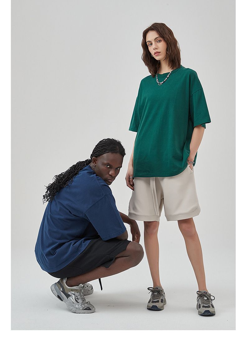 ARTIE Men's Clothing | 2025 New 275G Heavyweight Washed and Distressed Men's T - shirt, Pure Cotton Loose Streetwear Men's T - shirt