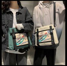 Men's Cross - body Trendy Bags, Street - style Canvas Bags, Cross - body Bags for College Students' Classes, Women's Fashionable and Casual Shoulder Bags
Supply Category:
Material: Nylon
Shape of the