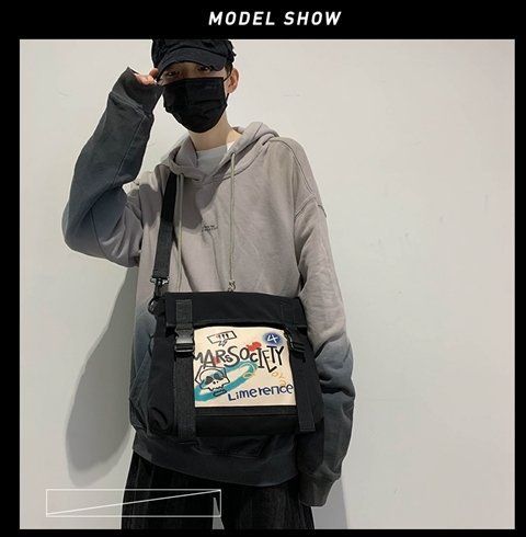 Men's Cross - body Trendy Bags, Street - style Canvas Bags, Cross - body Bags for College Students' Classes, Women's Fashionable and Casual Shoulder Bags
Supply Category:
Material: Nylon
Shape of the