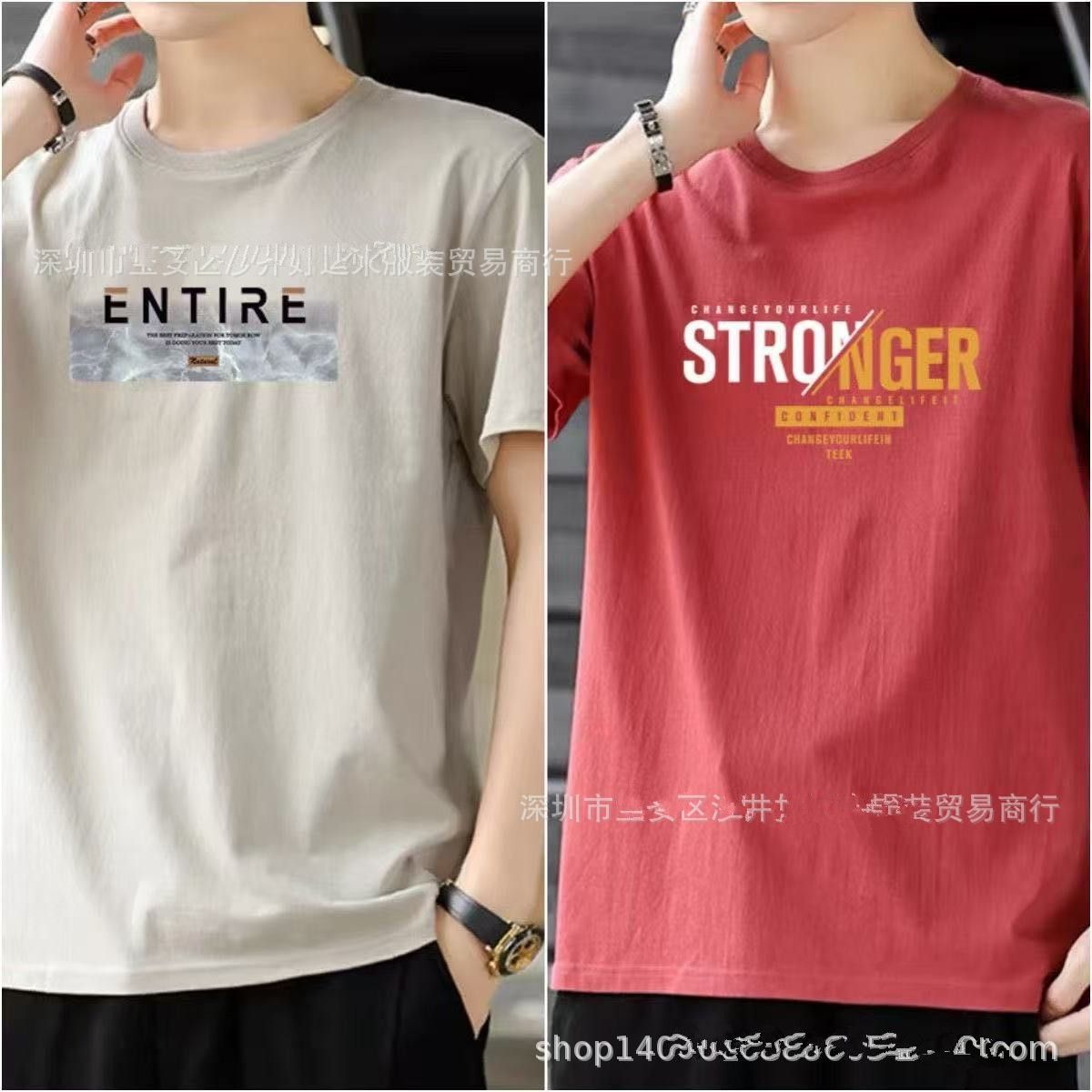 Men's T-shirts for large quantity purchase at low prices. Men's T-shirts for street stalls and night markets. Ultra-cheap wholesale of loose men's T-shirts. No returns or exchanges. High quality