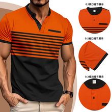 Cross-border 2025 Summer AliExpress Amazon Men's Printed Striped Polo Shirt, Short-Sleeved T-Shirt
Commodity Attributes
Style
Basic and Popular
Main Fabric Component
Polyester Fiber (Polyester)
Patter