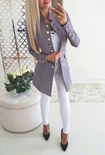 New Arrival Fashion Lady Retro Solid Color Suits Jacket Women Long Sleeve Casual Tops Blazers Fit Type
Slim Fit Collar Type Stand-up Collar Sleeve Length Long Sleeves Sleeve Style Regular Sleeves
