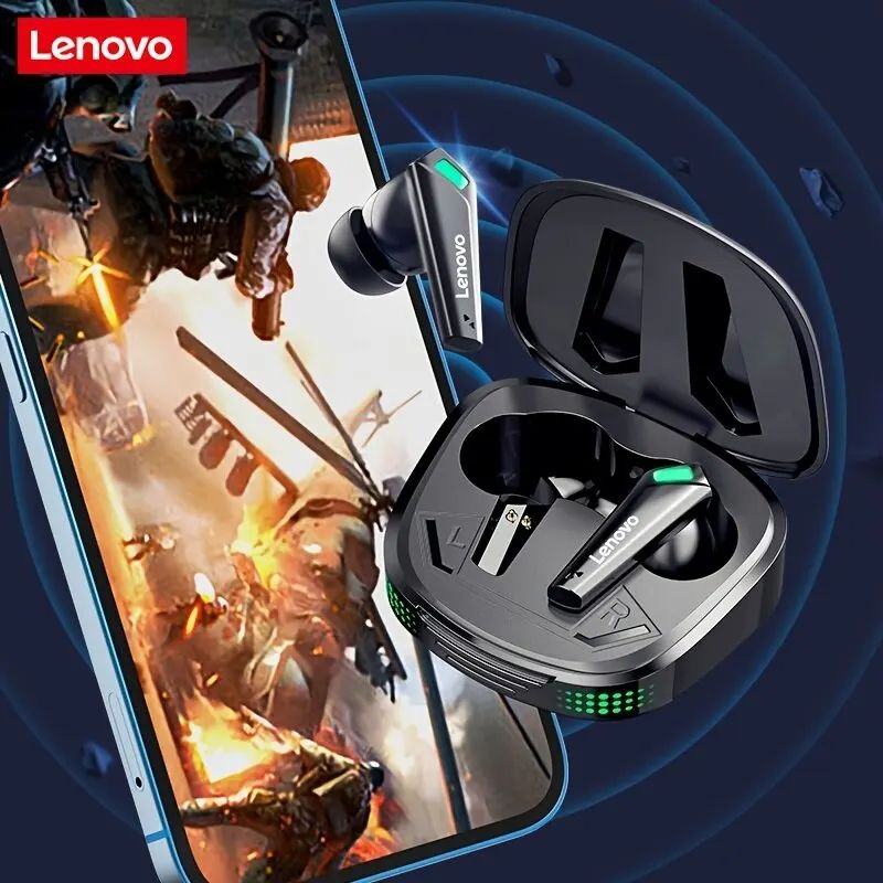 Lenovo XT85II Wireless Game Earphones with Microphones, Touch Control HiFi Stereo Sound