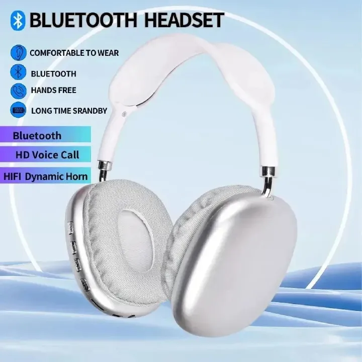 P9Promax Headphone Wireless Bluetooth Headset With Mic Noise Cancelling Headsets Stereo Sound Earphone Sports Gaming Headphones