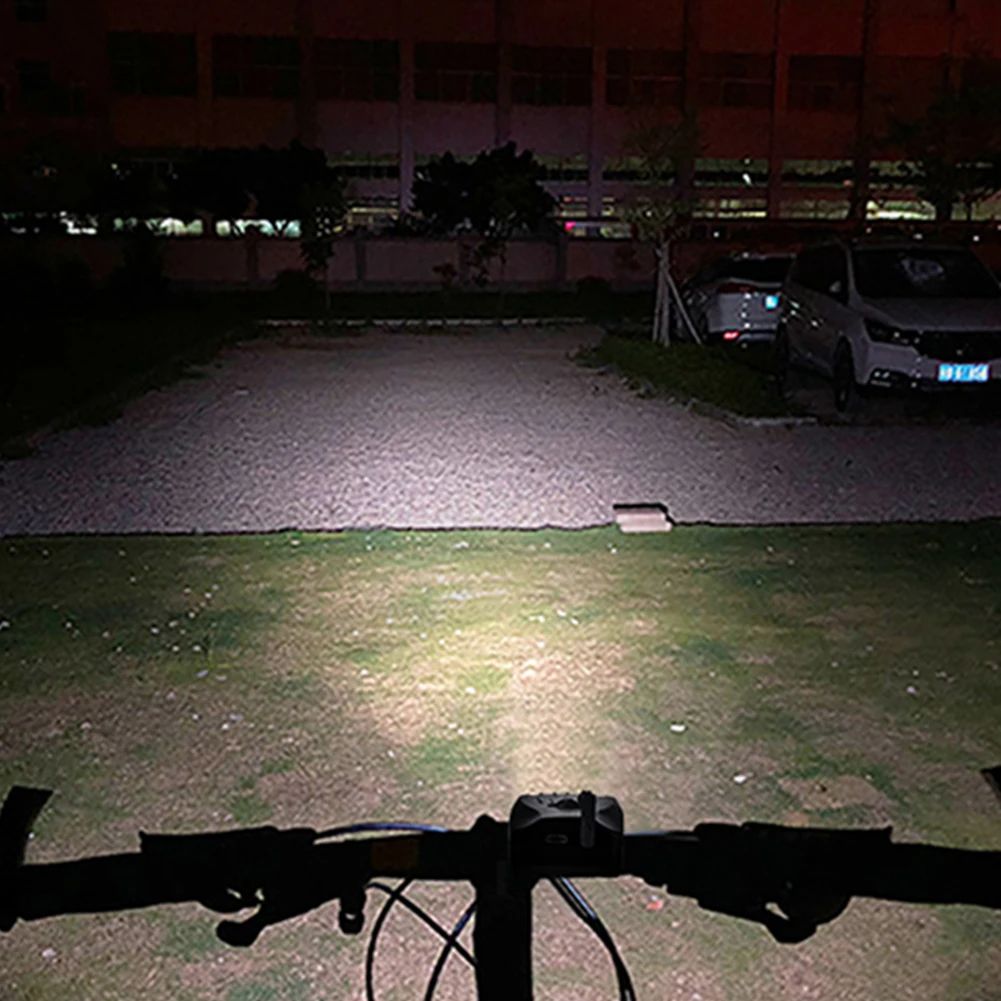 10000mAh USB rechargeable bicycle headlight with 5000 lumens, 5LED ultra bright flashlight