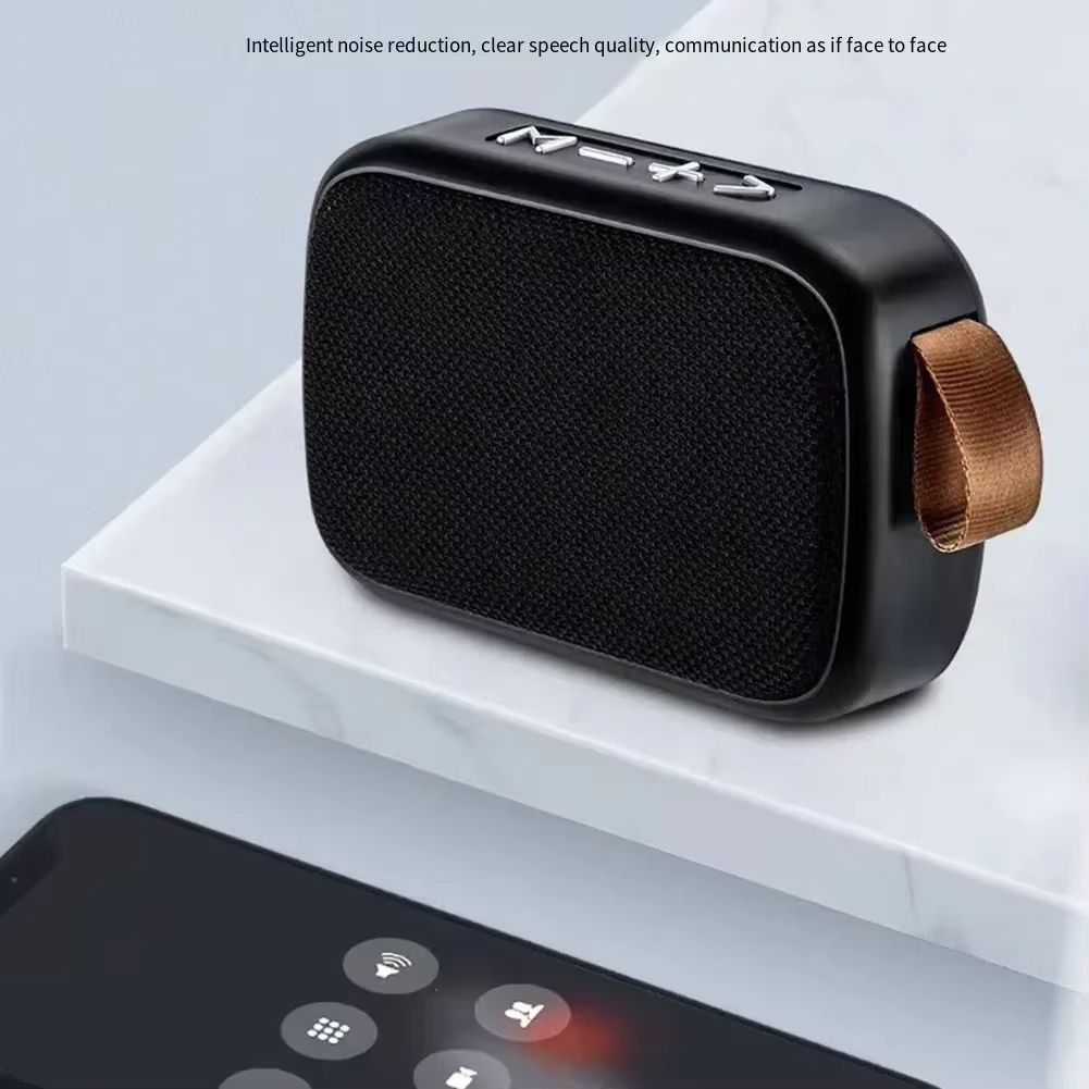 Mini cloth wireless speaker Bluetooth portable outdoor sports audio stereo support TF card searchable radio station