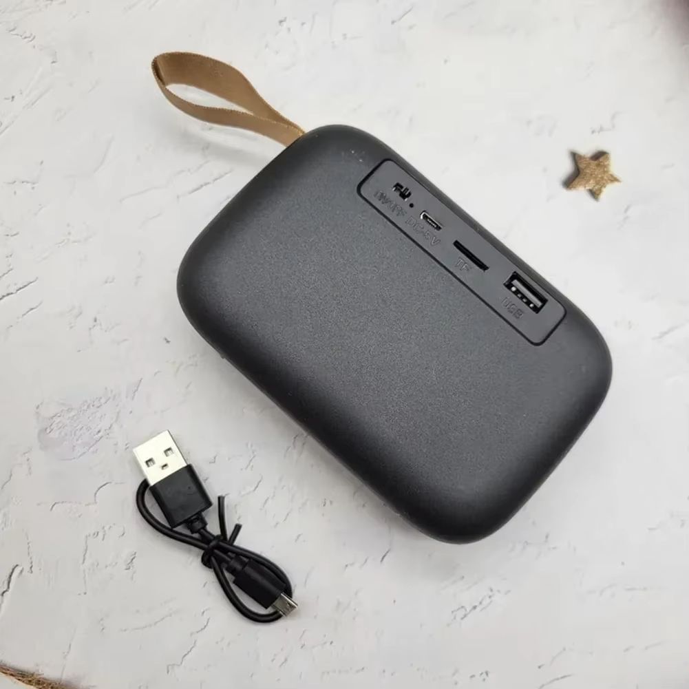 Mini cloth wireless speaker Bluetooth portable outdoor sports audio stereo support TF card searchable radio station