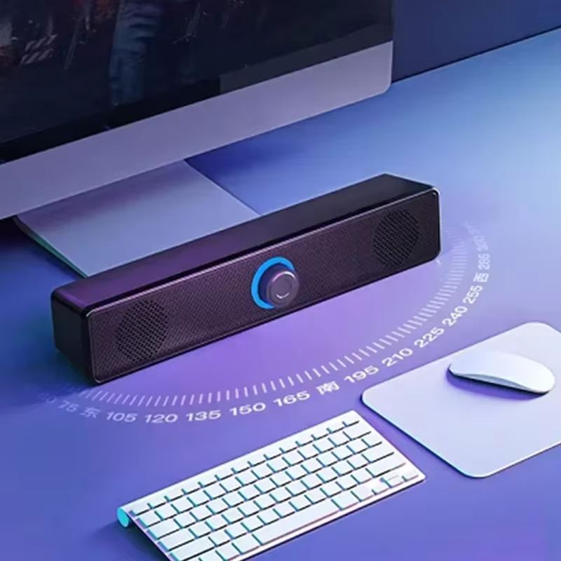 Bluetooth 4D Surround Speaker Home Theater Sound System Computer Soundbar TV Subwoofer Wired Stereo Strong Bass for Home Party
