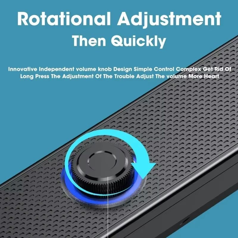 Bluetooth 4D Surround Speaker Home Theater Sound System Computer Soundbar TV Subwoofer Wired Stereo Strong Bass for Home Party