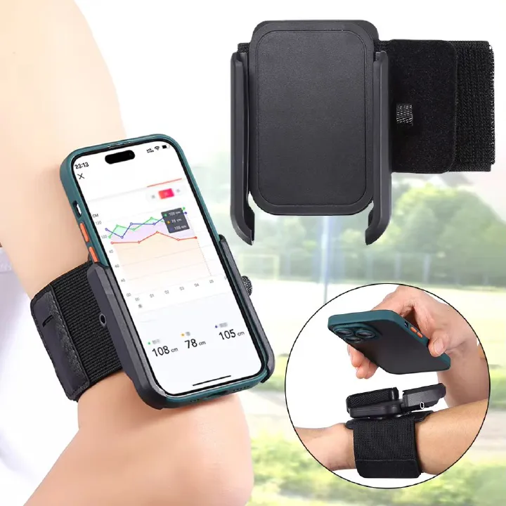 Rotatable Running Armband 360° New Wristband Phone Mount Hiking Biking Walking Portable Anti Slip Armband Mount For Men Women