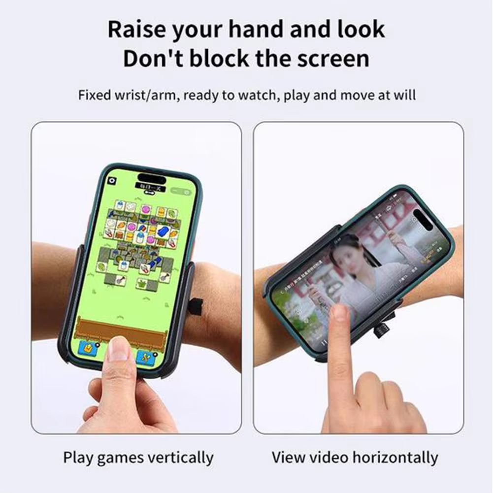 Rotatable Running Armband 360° New Wristband Phone Mount Hiking Biking Walking Portable Anti Slip Armband Mount For Men Women