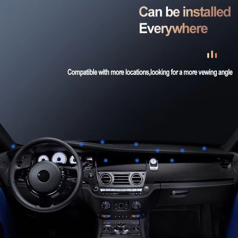 Car Phone Holder Folding Magnetic Suction Car Dashboard Adhesive Universal Support Bracket