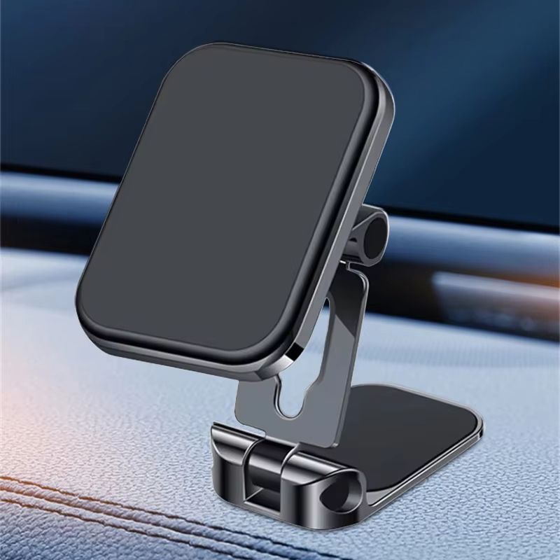 Car Phone Holder Folding Magnetic Suction Car Dashboard Adhesive Universal Support Bracket