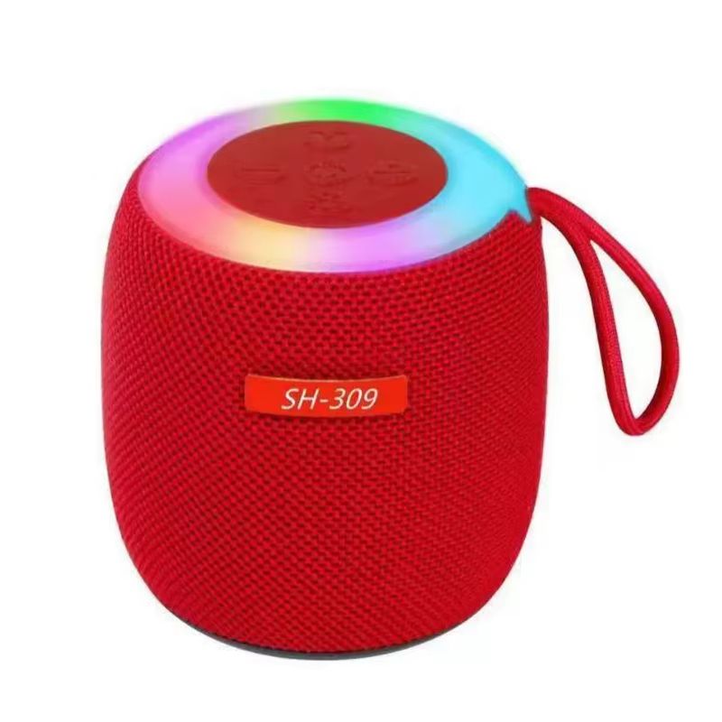 1 Pcs Portable Wireless Speaker FM Radio USB Connectivity Waterproof Design 5 LED Light Modes Replace Accessory