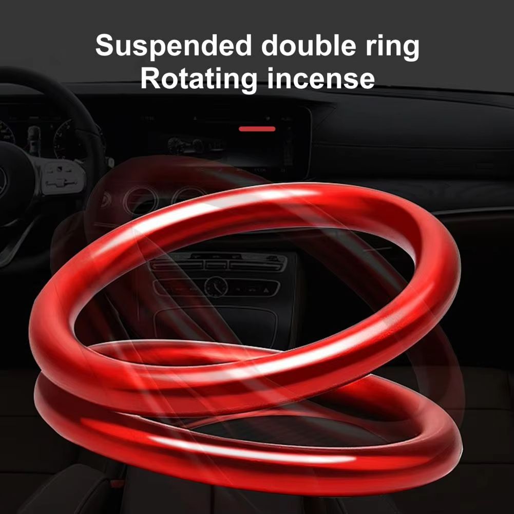 Perfume Ornament for Car Solar Rotating Car Fragrance Diffuser Portable Aromatherapy Ornament for Vehicle Office for Home