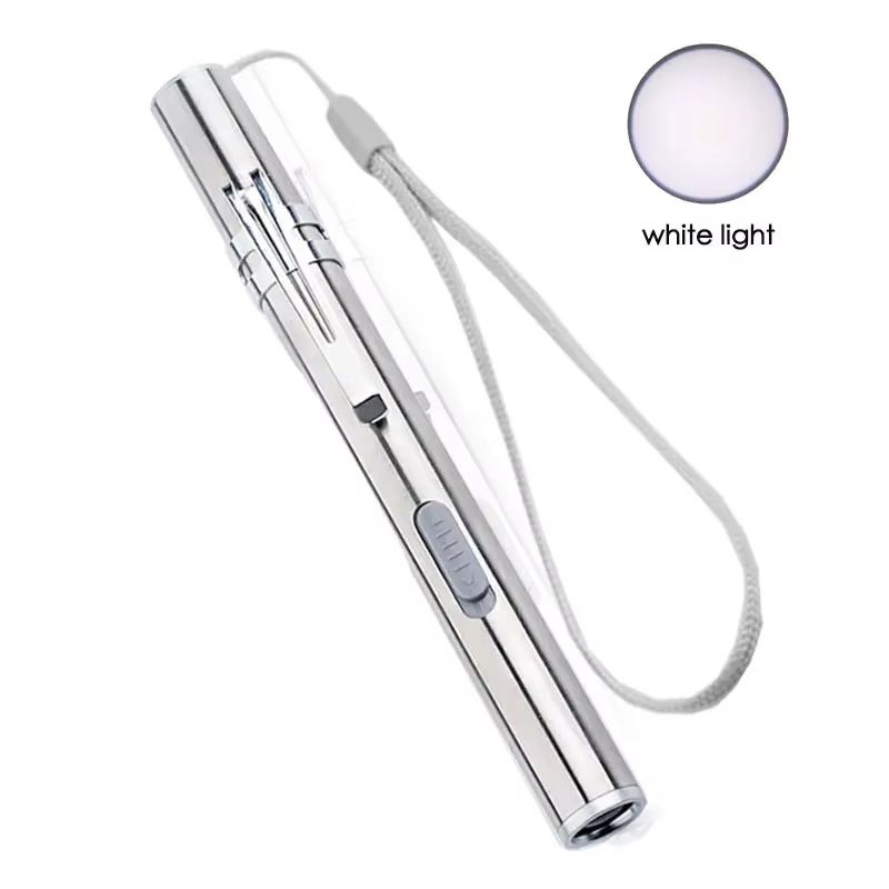 Aluminium Alloy Waterproof USB Chargeable LED Flashlight Powerful Rechargeable Torch Keychain Pen Flashlight For doctors