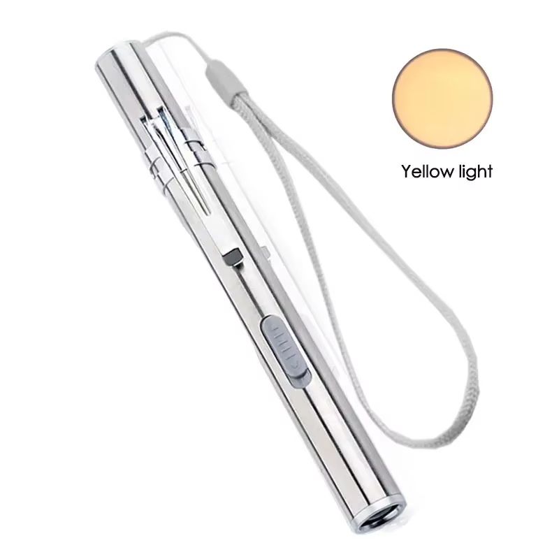 Aluminium Alloy Waterproof USB Chargeable LED Flashlight Powerful Rechargeable Torch Keychain Pen Flashlight For doctors