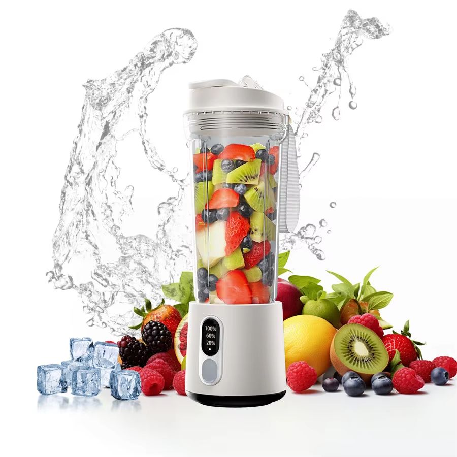 New 180W Portable Juicer Dual-use Juice Cup USB 4000mAh Battery Outdoor Fresh Fruit Blender 4 Blade Smoothie Juices Cup Blender