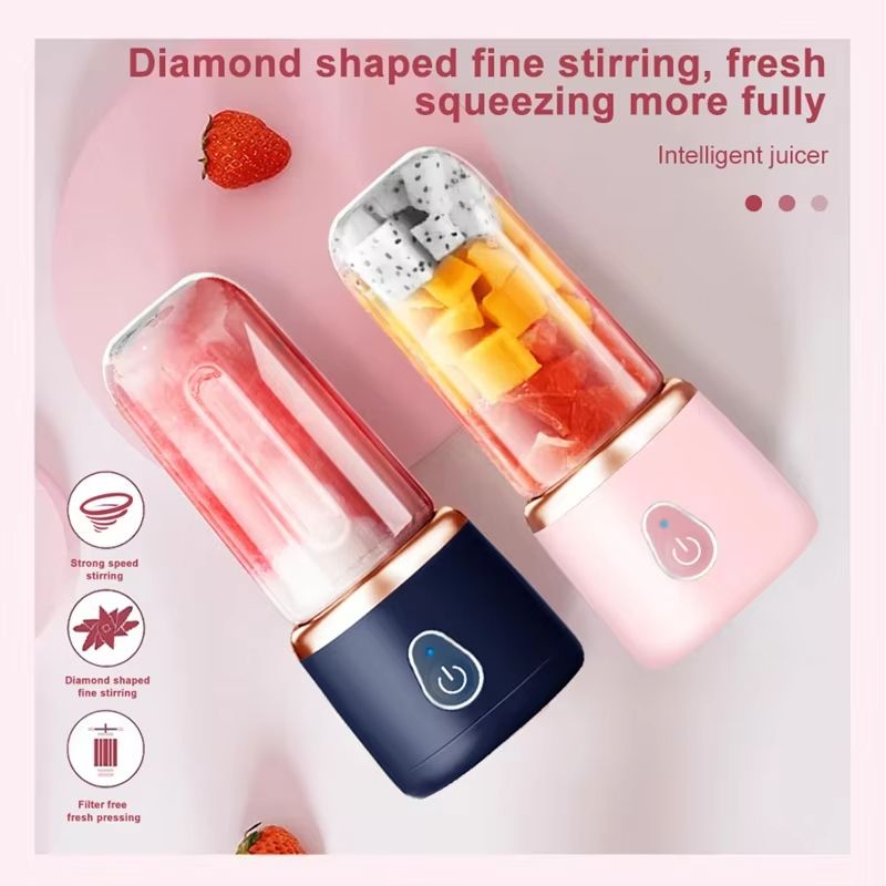 Multifunctional Blender Juicer Portable Electric Small Direct Drinking Juicer Wireless Rechargeable USB Fruit And Vegetable