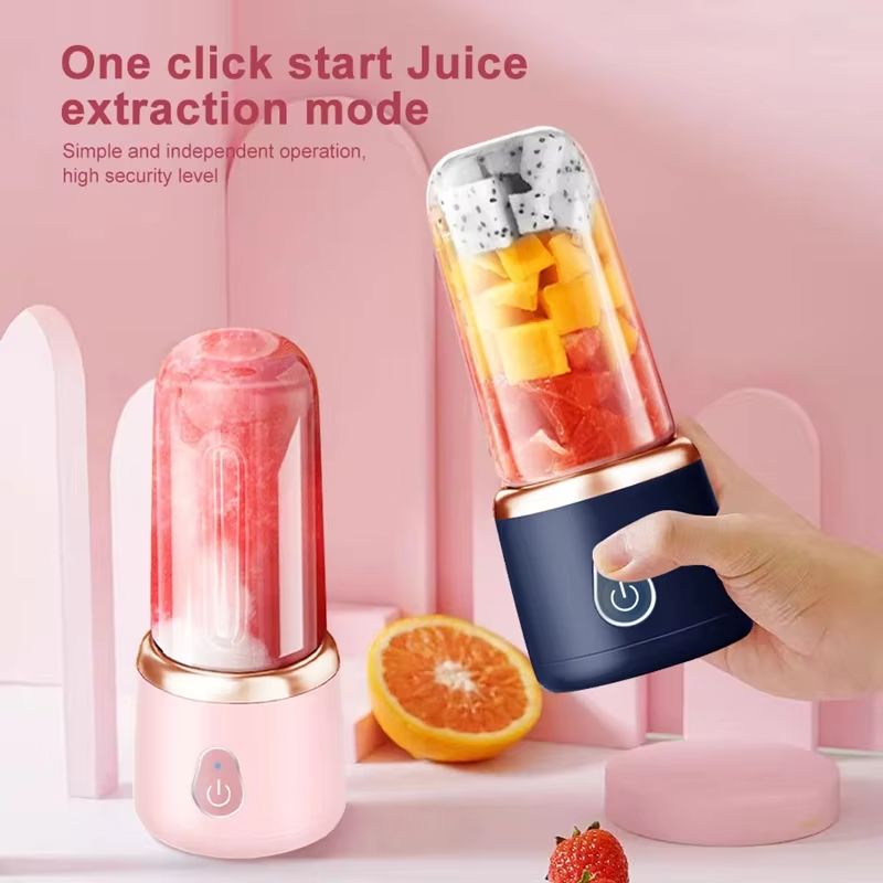 Multifunctional Blender Juicer Portable Electric Small Direct Drinking Juicer Wireless Rechargeable USB Fruit And Vegetable
