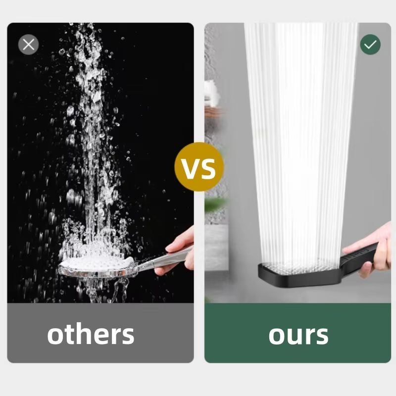 7 Modes Large Shower Head Adjustable One Key Stop Bathroom High-pressure Water-saving Shower Mixer Nozzles Bathroom Accessories