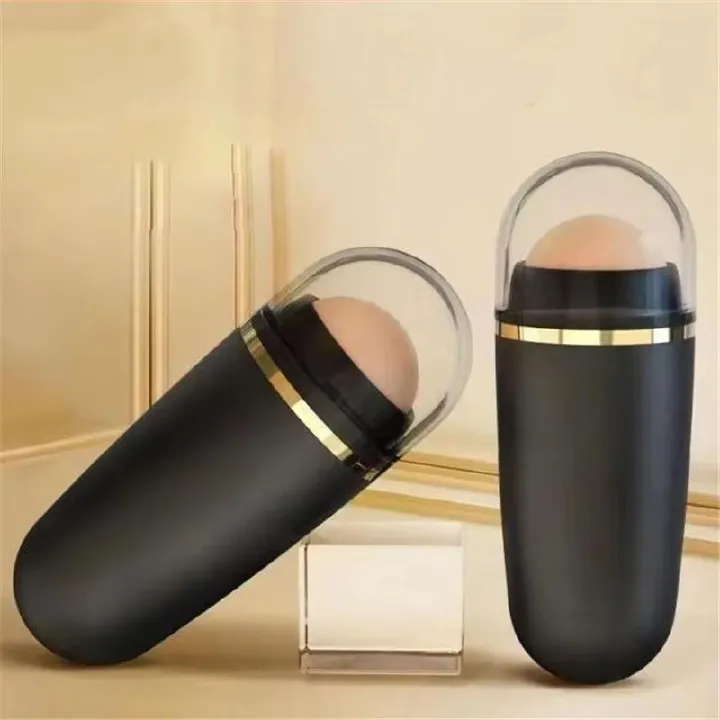 Face Oil Absorbing Roller Volcanic Stone Blemish Remover Face T-zone Oil Removing Rolling Stick Ball Summer Face Shiny Changing