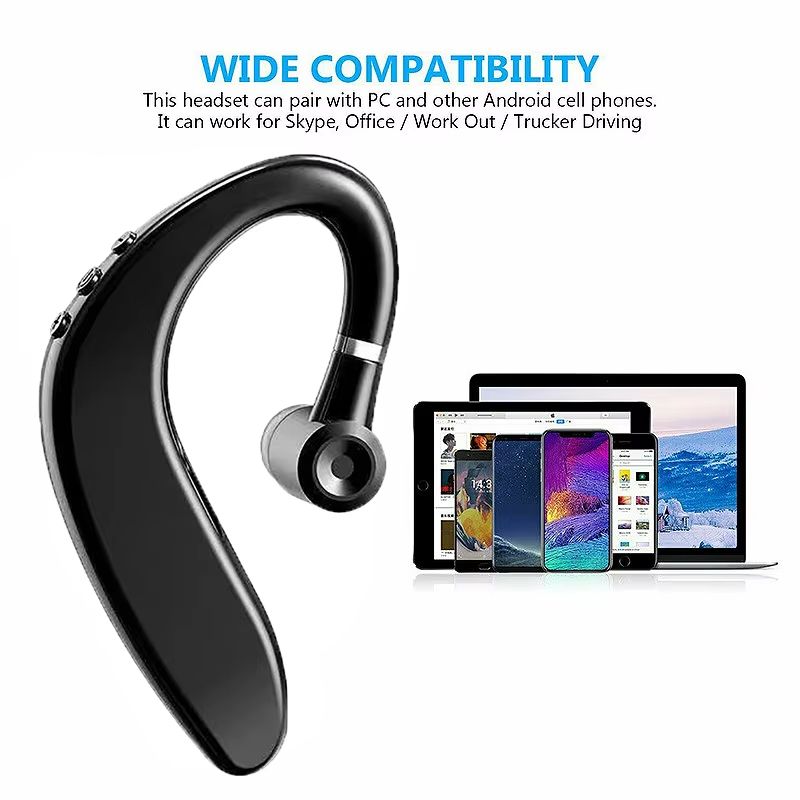 Bluetooth 5.3 Headphone TWS Wireless Ear Hook Earphone HiFi Stereo HD-Calling Noise Reduction Headset Earbud for Huawei Xiaomi