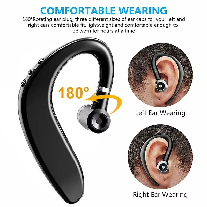 Bluetooth 5.3 Headphone TWS Wireless Ear Hook Earphone HiFi Stereo HD-Calling Noise Reduction Headset Earbud for Huawei Xiaomi