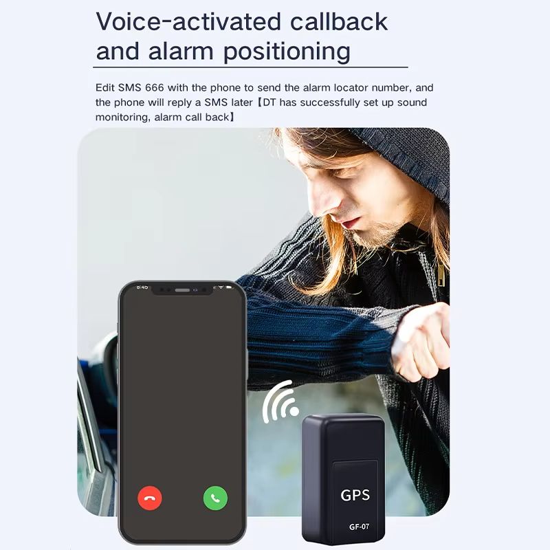GF-07 Mini GPS Tracker Car GPS Pet Children Elderly Anti-Lost Device Car Real Time Tracking Locator Magnetic Vehicle Locator