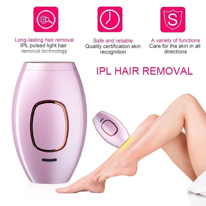 Laser pulse permanent freezing point hair removal device painless male and female household full-body bikini hair removal device