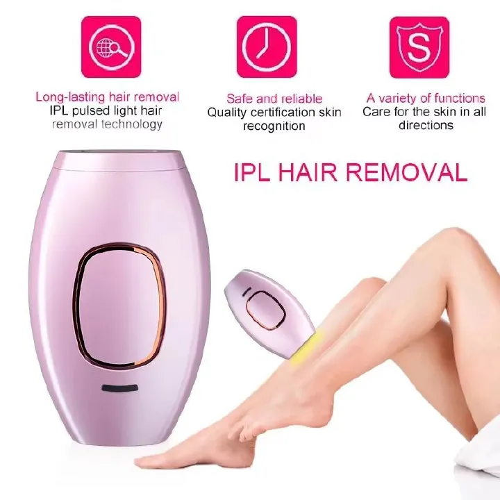 Laser pulse permanent freezing point hair removal device painless male and female household full-body bikini hair removal device