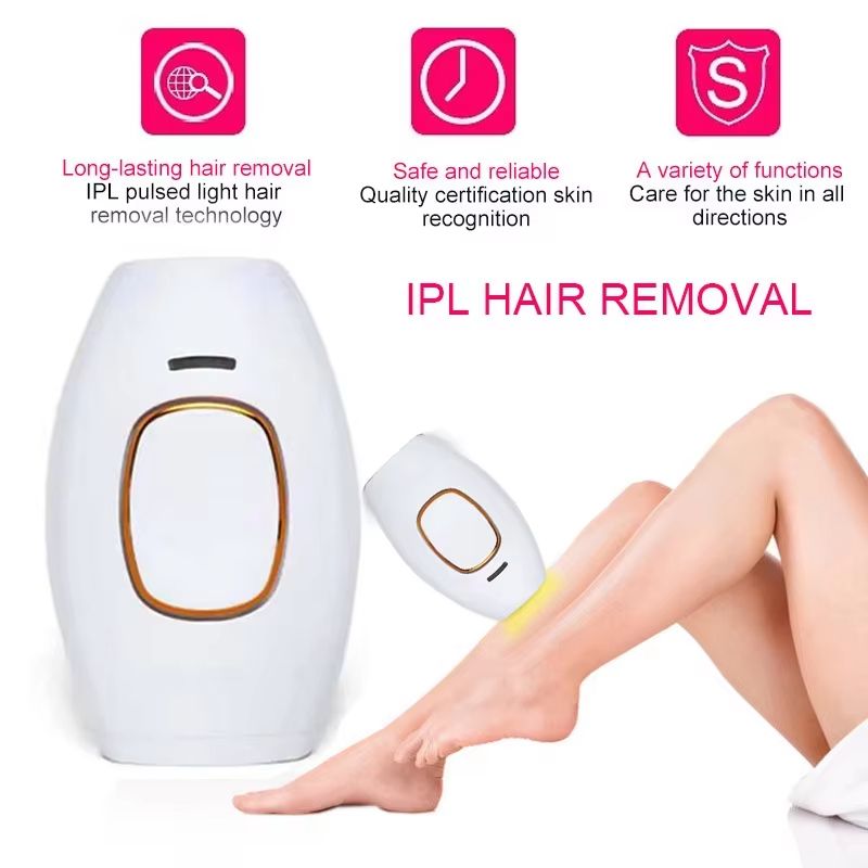 Laser pulse permanent freezing point hair removal device painless male and female household full-body bikini hair removal device