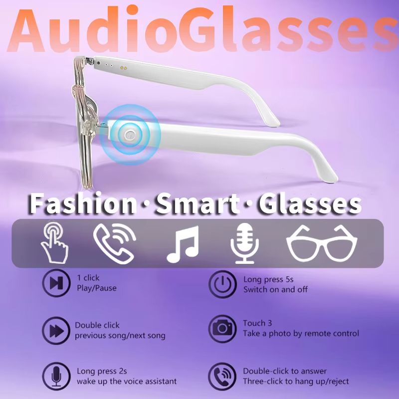 New smart bluetooth glasses wireless listen to music answer the phone open audio glasses men and women fashion single product