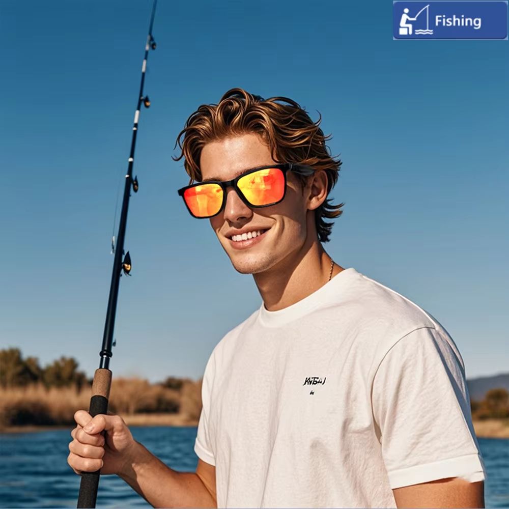 Magnetic Smart Glasses:Blue Light Filtering Polarized Sunglass 2in1 Lenses Audio Built-in Mic & Speakers Touch & Voice Assistant