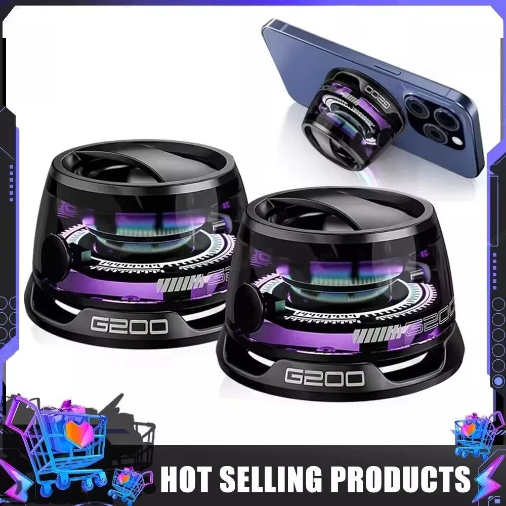 Bluetooth 5.3 Speaker Mini Speaker Portable Magnetic Speaker Mini Sound Box 7 Hours Playback Phone Holder for PC XIAOMI HUAWEI